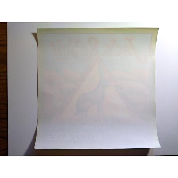 Jack Rabbit 1923 Sweet Potatoes Crate Label Bunny Art Original Vintage 1920's - Picture 5 of 5